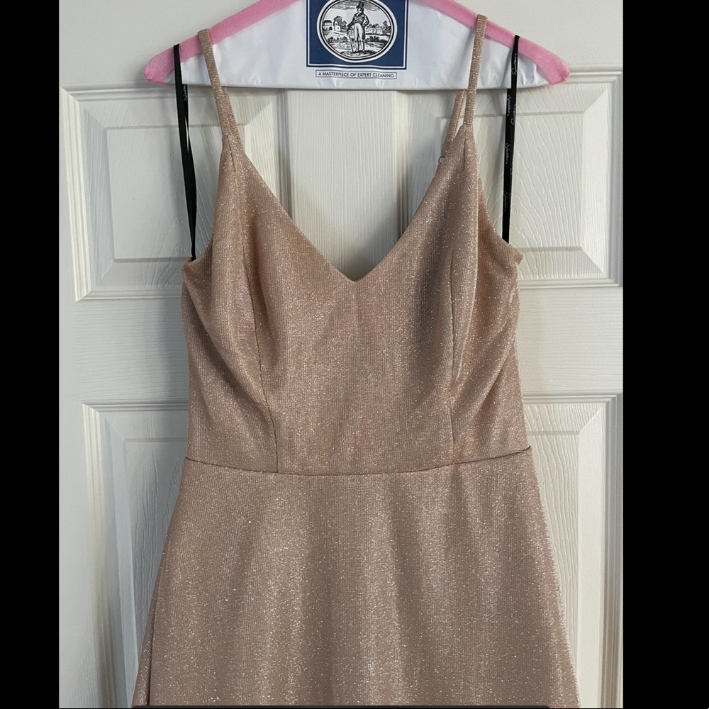 Sparkly gold gown